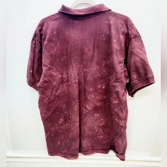 The Mountain Gecko Tie Dye Polo Adult XL Short Sleeve Graphic Mens Vintage - Picture 2 of 7